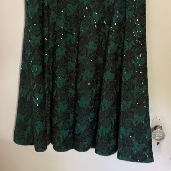 INTERNATIONAL CONCEPTS SZ 18 Emerald Green Cocktail Dress - Picture 4 of 5